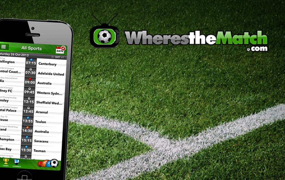 WherestheMatch iPhone App